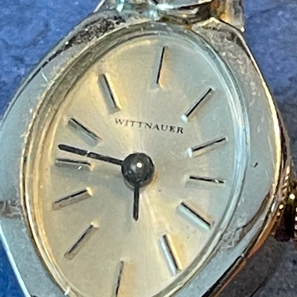 Vintage Wittnauer Watch 4 Diamonds & 10KT RGP Band - Picture 13 of 16